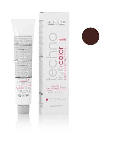 4.6 TECHNO COLOR CASTAÑO ROJO 100ML...